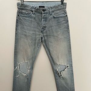 John Elliot Cast 2 Distressed Denim - Size 29